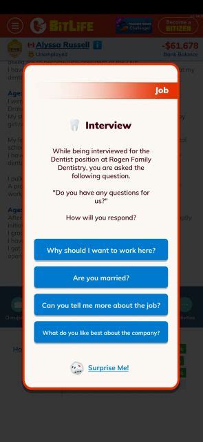 bitlife interview questions|Careers .